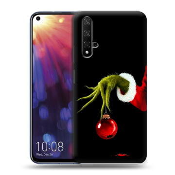 Силиконовый чехол на Huawei Nova 5T с принтом Новый год Гринч Силиконовый чехол на Huawei Nova 5T с принтом Новый год Гринч