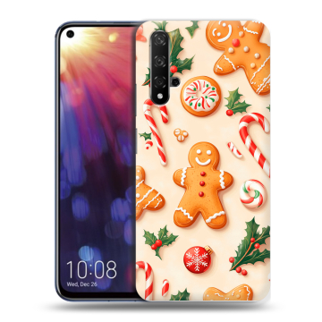Силиконовый чехол на Huawei Nova 5T с принтом Новый год Силиконовый чехол на Huawei Nova 5T с принтом Новый год