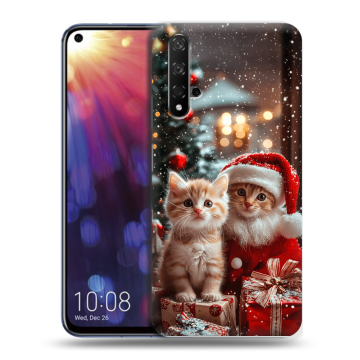 Силиконовый чехол на Huawei Nova 5T с принтом Новый год Силиконовый чехол на Huawei Nova 5T с принтом Новый год