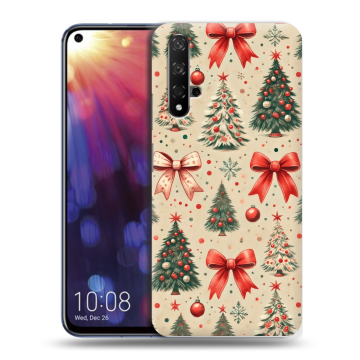 Силиконовый чехол на Huawei Nova 5T с принтом Новый год Силиконовый чехол на Huawei Nova 5T с принтом Новый год