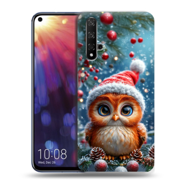 Силиконовый чехол на Huawei Nova 5T с принтом Новый год Силиконовый чехол на Huawei Nova 5T с принтом Новый год