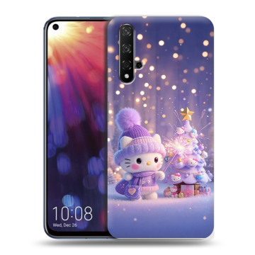 Силиконовый чехол на Huawei Nova 5T с принтом Новый год Силиконовый чехол на Huawei Nova 5T с принтом Новый год