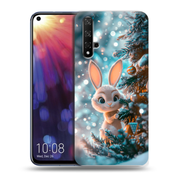 Силиконовый чехол на Huawei Nova 5T с принтом Новый год Силиконовый чехол на Huawei Nova 5T с принтом Новый год