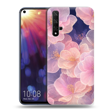 Силиконовый чехол на Huawei Nova 5T с принтом женский Силиконовый чехол на Huawei Nova 5T с принтом женский