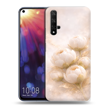 Силиконовый чехол на Huawei Nova 5T с принтом женский