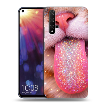 Силиконовый чехол на Huawei Nova 5T с принтом для девочек