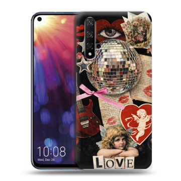 Силиконовый чехол на Huawei Nova 5T с принтом для девочек Силиконовый чехол на Huawei Nova 5T с принтом для девочек