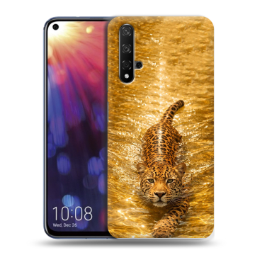 Силиконовый чехол на Huawei Nova 5T с принтом женский