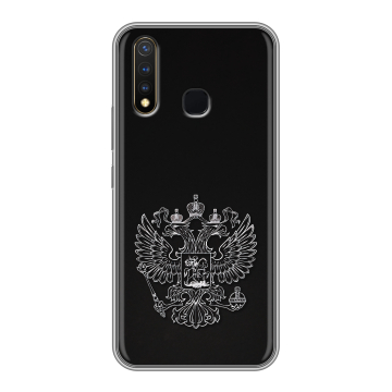 Силиконовый чехол на Vivo Y19 с принтом Герб России Силиконовый чехол на Vivo Y19 с принтом Герб России