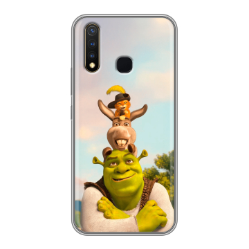 Силиконовый чехол на Vivo Y19 с принтом Шрек Shrek Силиконовый чехол на Vivo Y19 с принтом Шрек Shrek