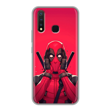 Силиконовый чехол на Vivo Y19 с принтом Дедпул Deadpool