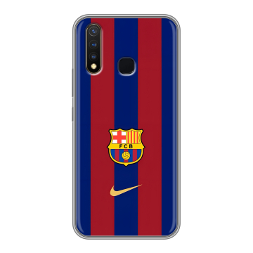 Силиконовый чехол на Vivo Y19 с принтом Барселона Barcelona