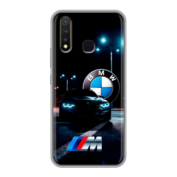 Силиконовый чехол на Vivo Y19 с принтом БМВ BMW