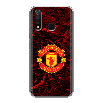Силиконовый чехол на Vivo Y19 с принтом Manchester United Силиконовый чехол на Vivo Y19 с принтом Manchester United