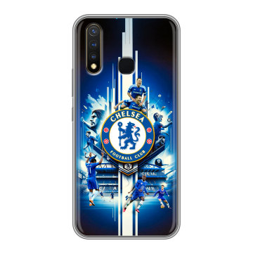 Силиконовый чехол на Vivo Y19 с принтом Chelsea Челси Силиконовый чехол на Vivo Y19 с принтом Chelsea Челси