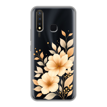 Силиконовый чехол на Vivo Y19 с принтом для девушки Силиконовый чехол на Vivo Y19 с принтом для девушки