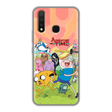 Силиконовый чехол на Vivo Y19 с принтом Adventure time Время приключений Силиконовый чехол на Vivo Y19 с принтом Adventure time Время приключений