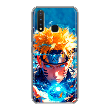 Силиконовый чехол на Vivo Y19 с принтом Аниме Наруто Naruto