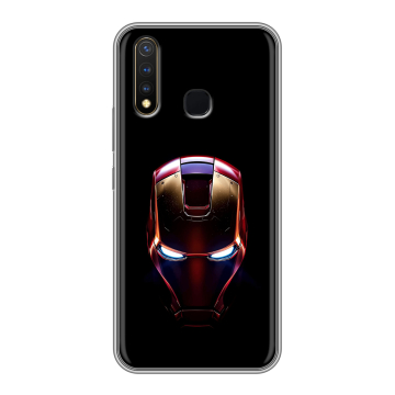 Силиконовый чехол на Vivo Y19 с принтом IronMan Железный человек