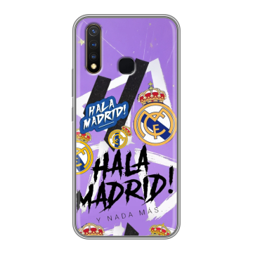 Силиконовый чехол на Vivo Y19 с принтом Real Madrid Реал Мадрид