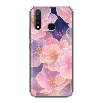 Силиконовый чехол на Vivo Y19 с принтом женский Силиконовый чехол на Vivo Y19 с принтом женский