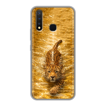 Силиконовый чехол на Vivo Y19 с принтом женский