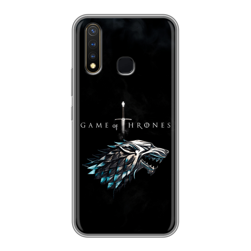 Силиконовый противоударный чехол на Vivo Y19 с принтом Игра Престолов Game Thrones Силиконовый противоударный чехол на Vivo Y19 с принтом Игра Престолов Game Thrones