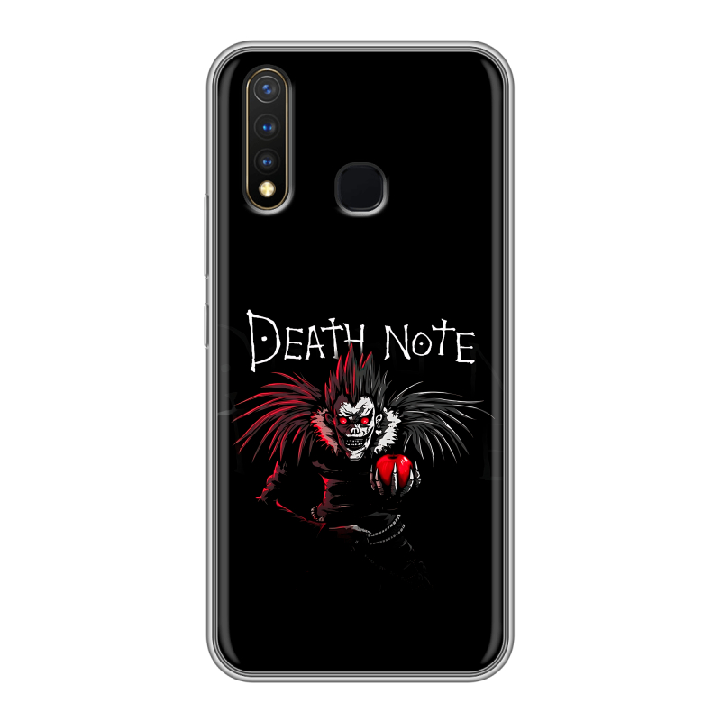 Силиконовый чехол на Vivo Y19 с принтом Death note Тетрадь смерти Силиконовый чехол на Vivo Y19 с принтом Death note Тетрадь смерти