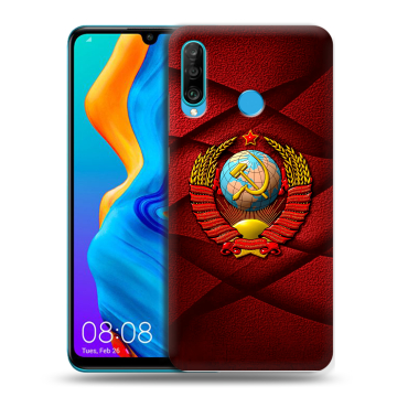Силиконовый чехол на Huawei Honor 20S с принтом Герб СССР