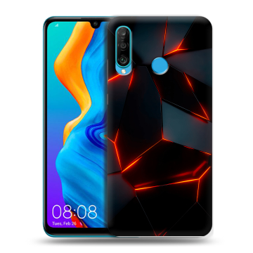 Силиконовый чехол на Huawei Honor 20S с принтом Яркие абстракции