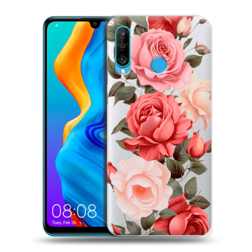 Силиконовый чехол на Huawei Honor 20S с принтом Розы