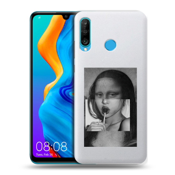 Силиконовый чехол на Huawei Honor 20S с принтом Мона Лиза