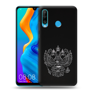 Силиконовый чехол на Huawei Honor 20S с принтом Герб России Силиконовый чехол на Huawei Honor 20S с принтом Герб России