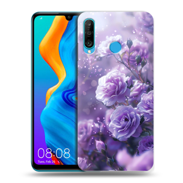 Силиконовый чехол на Huawei Honor 20S с принтом Розы цветы Силиконовый чехол на Huawei Honor 20S с принтом Розы цветы