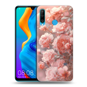 Силиконовый чехол на Huawei Honor 20S с принтом Розовые розы