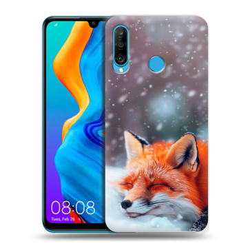 Силиконовый чехол на Huawei Honor 20S с принтом лиса