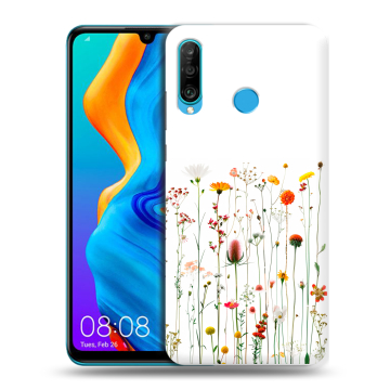 Силиконовый чехол на Huawei Honor 20S с принтом цветы