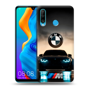 Силиконовый чехол на Huawei Honor 20S с принтом БМВ BMW Силиконовый чехол на Huawei Honor 20S с принтом БМВ BMW