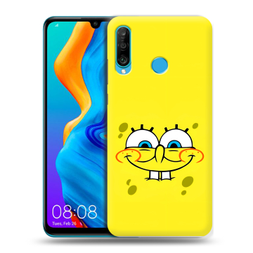 Силиконовый чехол на Huawei Honor 20S с принтом спанчбоб спанч боб Силиконовый чехол на Huawei Honor 20S с принтом спанчбоб спанч боб