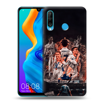 Силиконовый чехол на Huawei Honor 20S с принтом Реал Роналдо Real Ronaldo Силиконовый чехол на Huawei Honor 20S с принтом Реал Роналдо Real Ronaldo