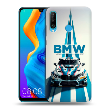 Силиконовый чехол на Huawei Honor 20S с принтом БМВ BMW