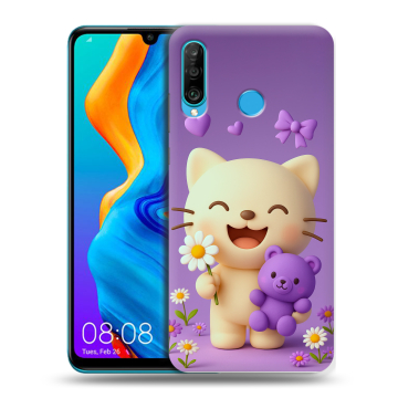 Силиконовый чехол на Huawei Honor 20S с принтом для девочек