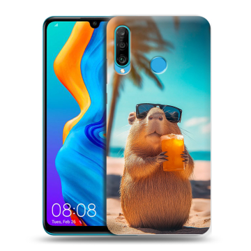 Силиконовый чехол на Huawei Honor 20S с принтом Капибара Силиконовый чехол на Huawei Honor 20S с принтом Капибара