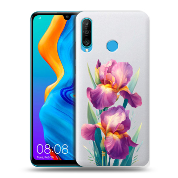 Силиконовый чехол на Huawei Honor 20S с принтом Цветы орхидеи