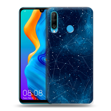 Силиконовый чехол на Huawei Honor 20S с принтом Космос звезды