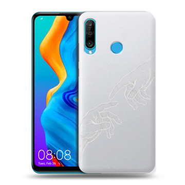 Силиконовый чехол на Huawei Honor 20S с принтом Сотворение мира
