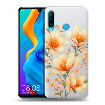 Силиконовый чехол на Huawei Honor 20S с принтом Цветы