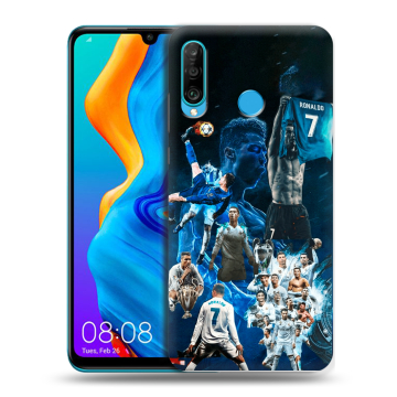 Силиконовый чехол на Huawei Honor 20S с принтом Реал Роналдо Силиконовый чехол на Huawei Honor 20S с принтом Реал Роналдо
