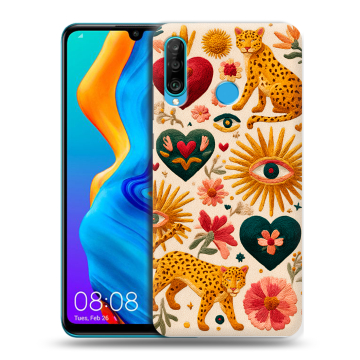 Силиконовый чехол на Huawei Honor 20S с принтом Модный принт