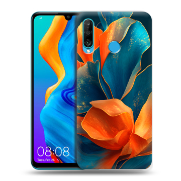 Силиконовый чехол на Huawei Honor 20S с принтом Цветы